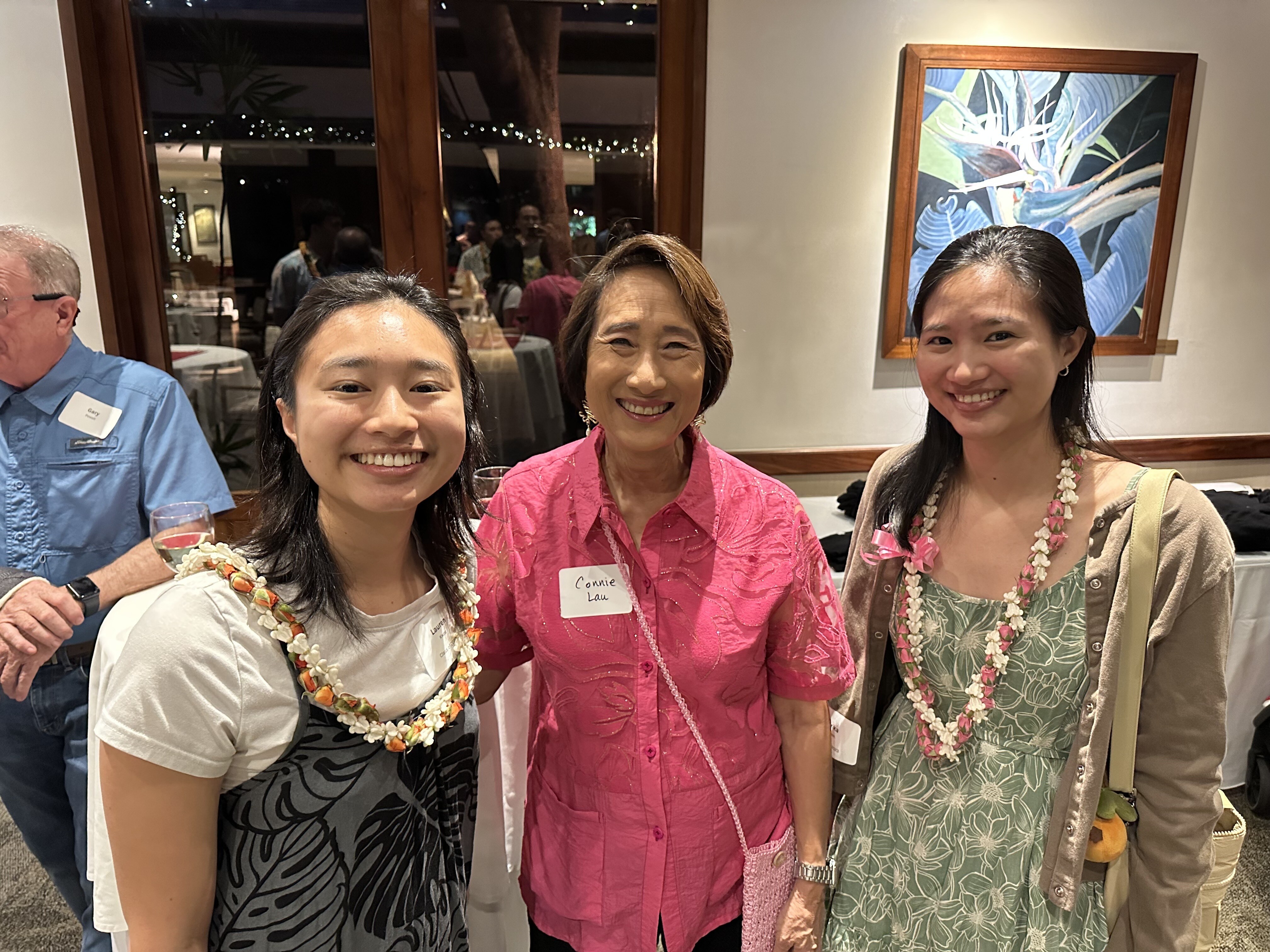 (left to right): Lauren Kwee, Connie Lau, and Erika Kwee