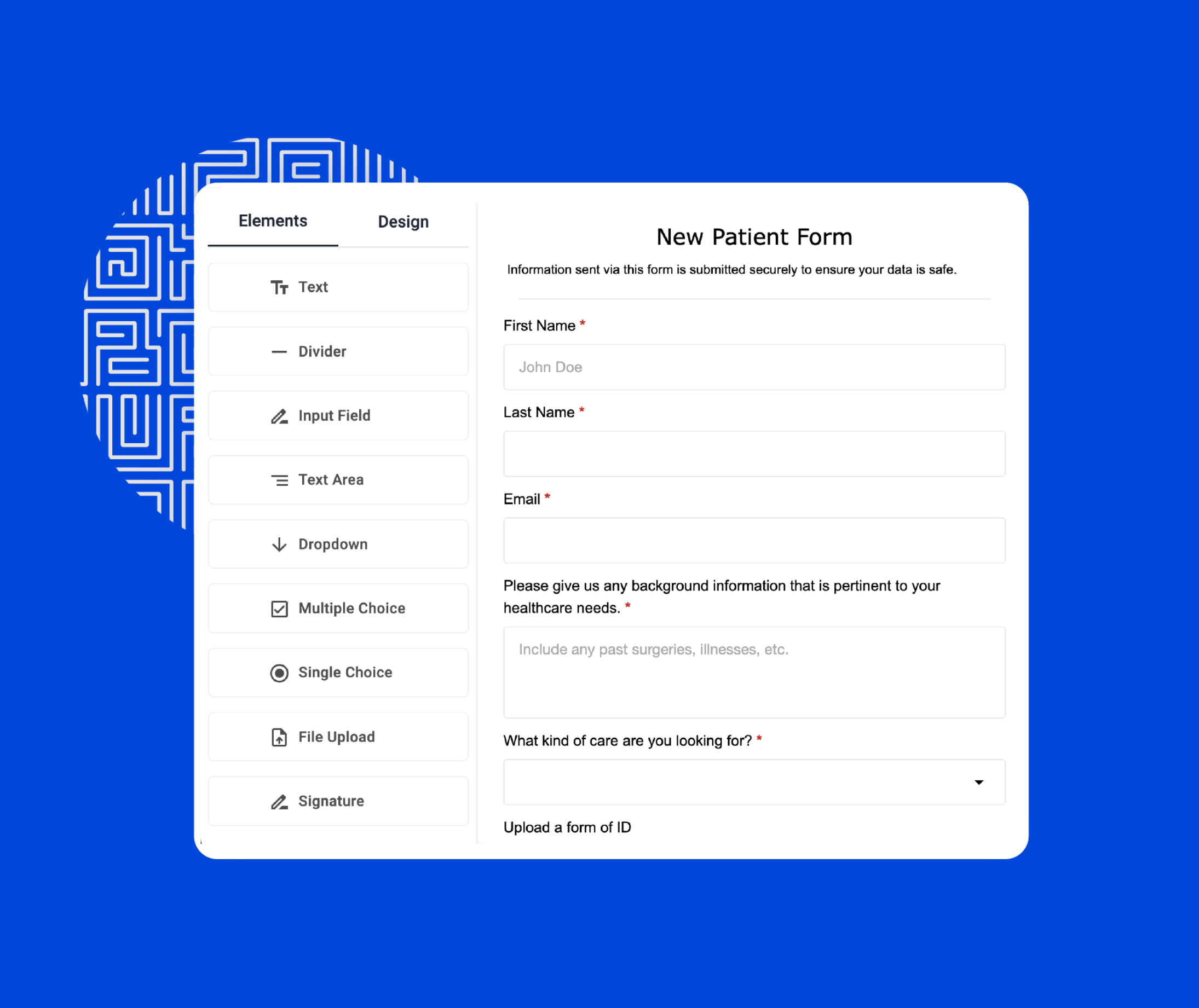 Collect patient data securely with Paubox Forms