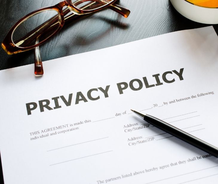 privacy policy document