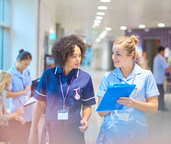 nurses in hospital