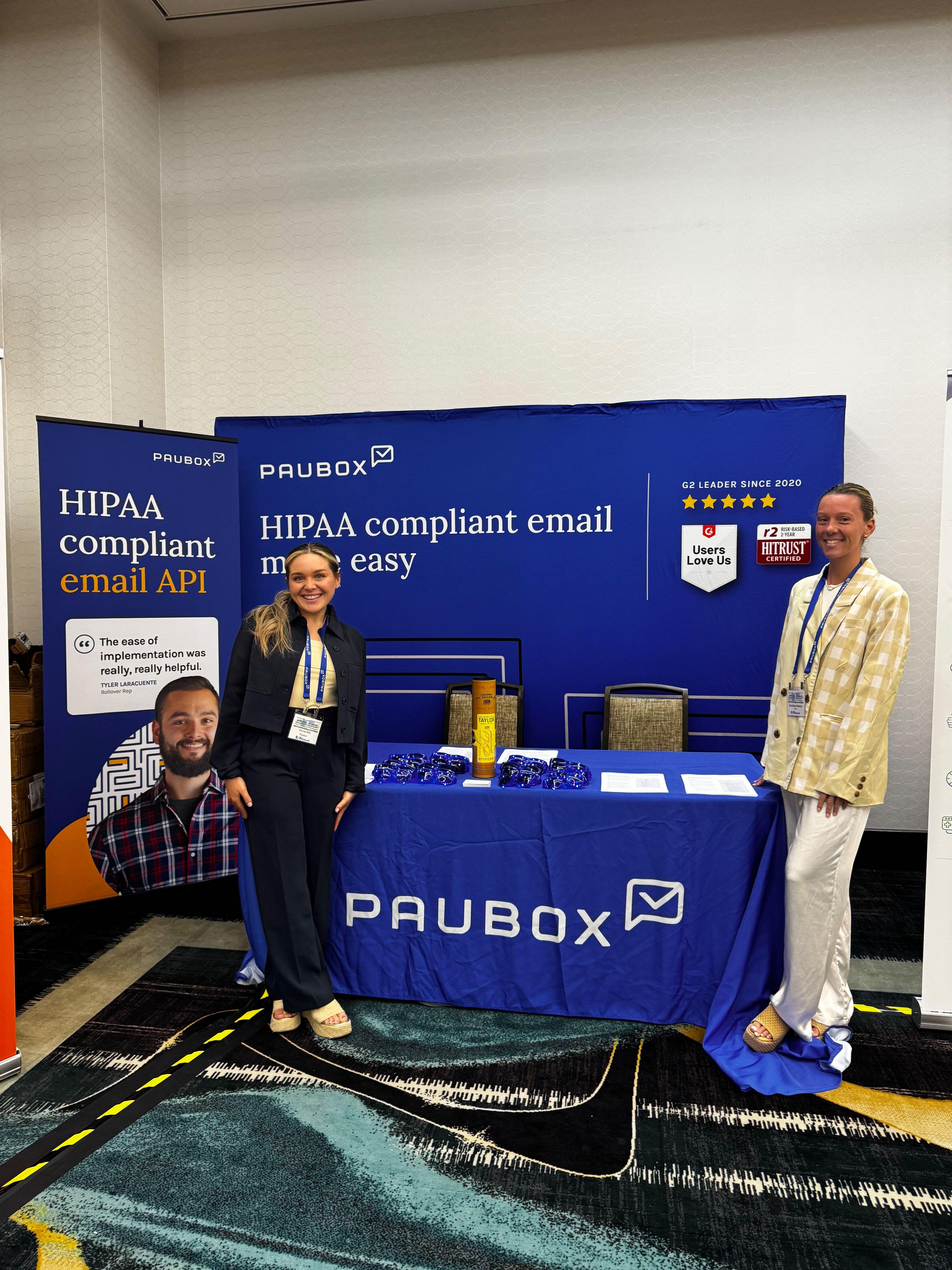 Paubox team at Hospital at Home Summit