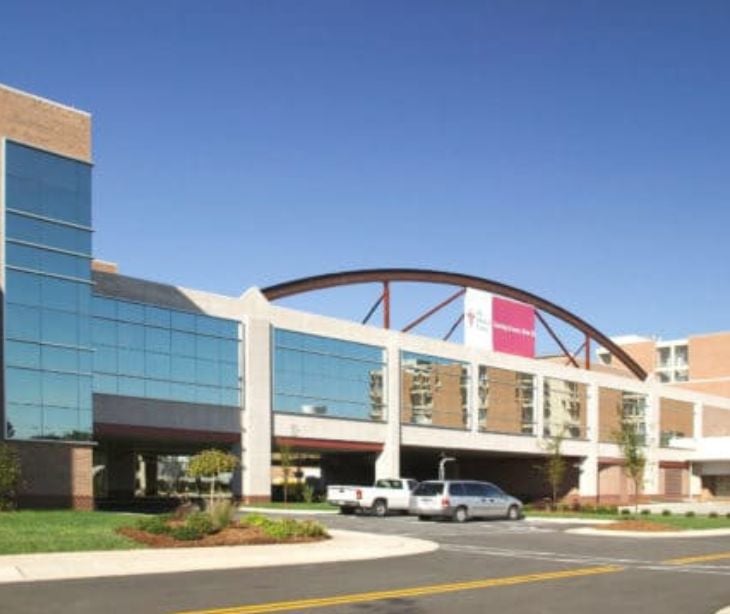 exterior of med center health building