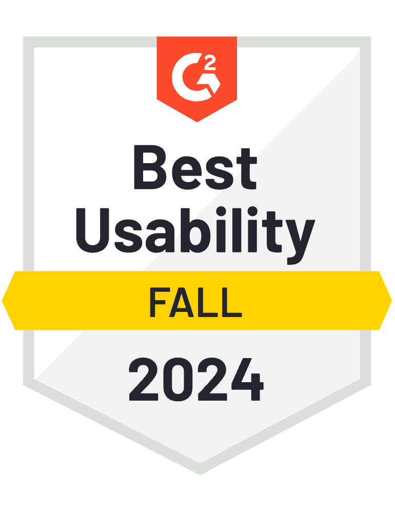 G2 Best Usability badge