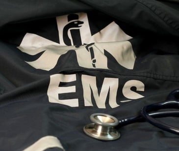 ems jacket and stethoscope