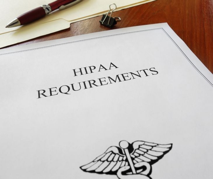 HIPPA requirements paper on desk for post How HIPAA sets boundaries on the use and release of health records