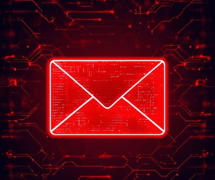 red digital email logo