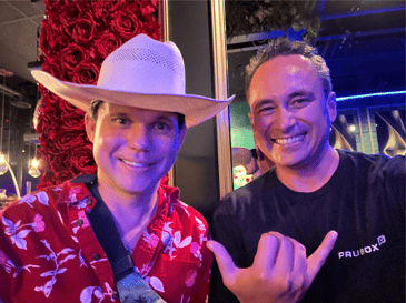 Hoala Greevy, Michael Bennett | Honolulu Tech Week afterparty