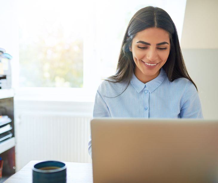 woman on laptop