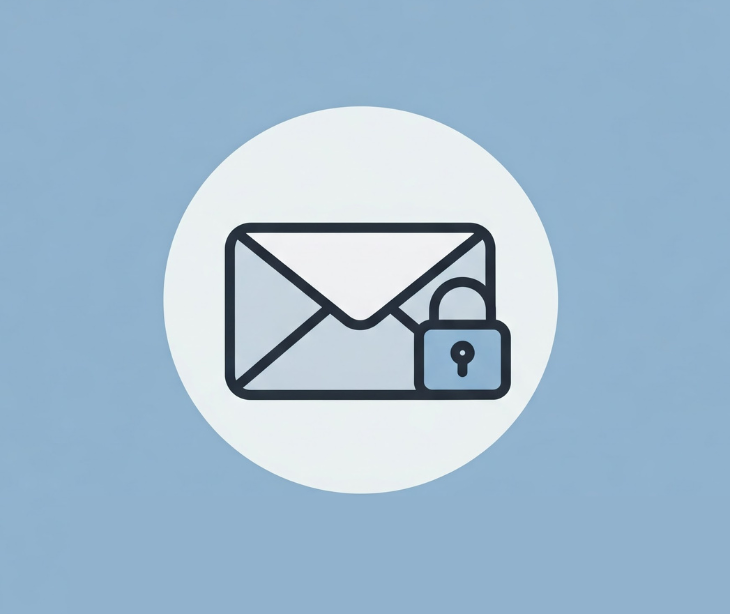 Email with lock icon