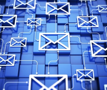 Image of email icons for blog about Is it a HIPAA violation to email patient names? 