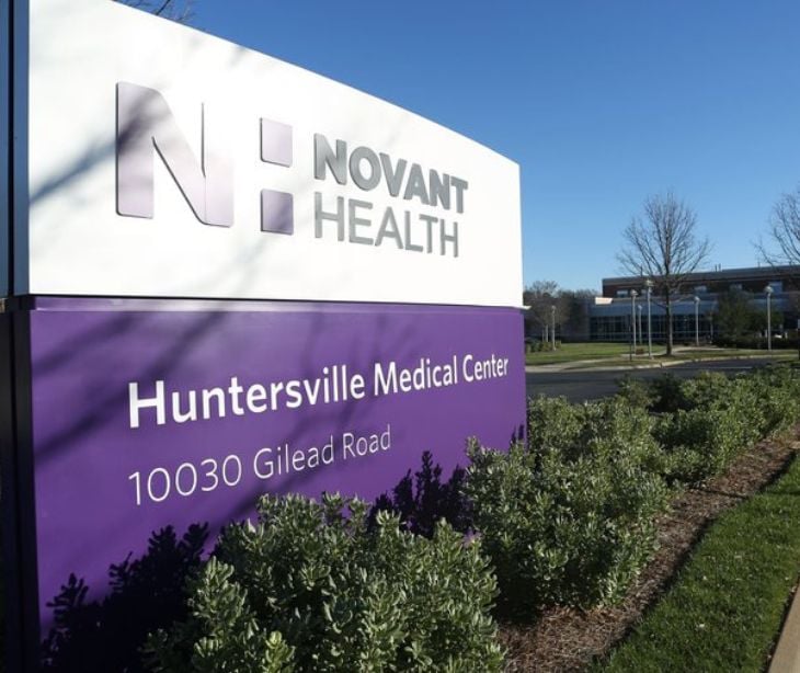 novant health sign exterior 