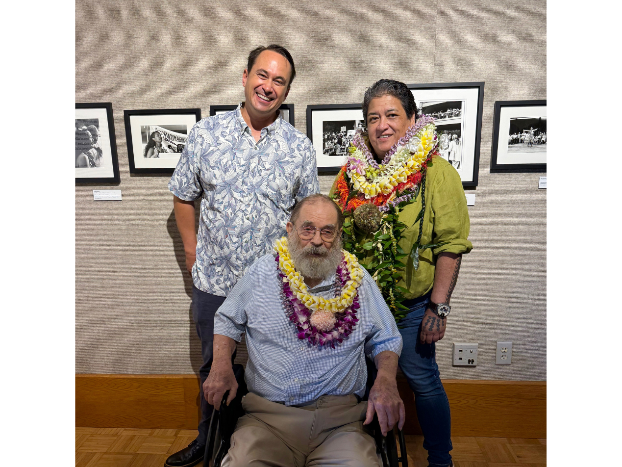 Ed Greevy, Kapulani Landgraf, Hoala Greevy | Opening night: OG photogs at Windward Community College