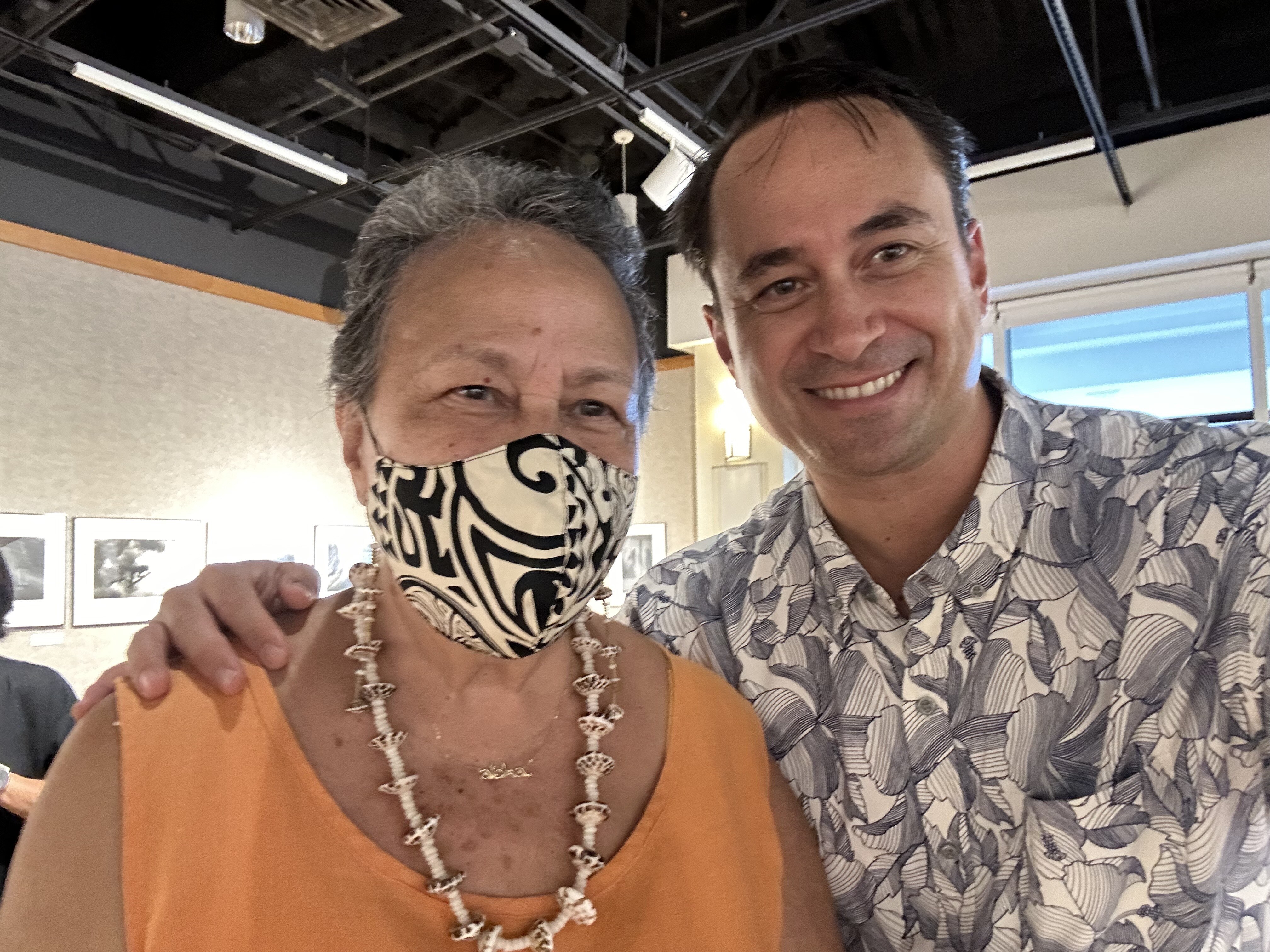 Haaheo Mansfield, Hoala Greevy: Opening night: OG photogs at Windward Community College