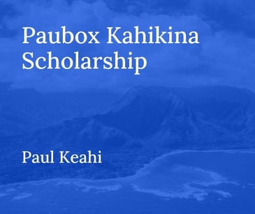 Paubox Kahikina Scholarship Recipient Paul Keahi: 2024 Update