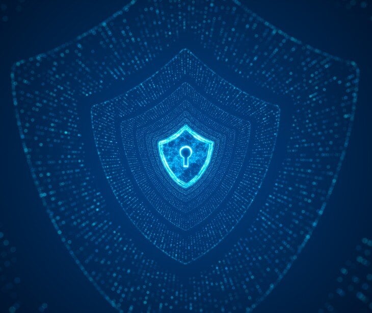 Image of shield for blog about benefits of APIs in healthcare