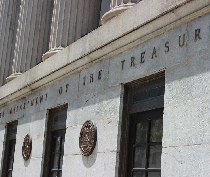 Image of Treasury building for blog about Lessons learned: Chinese hackers target U.S. Treasury Department