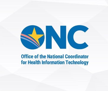 ONC logo for post TEFCA and the healthy exchange of health information