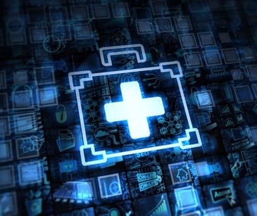 digital display of medical icon