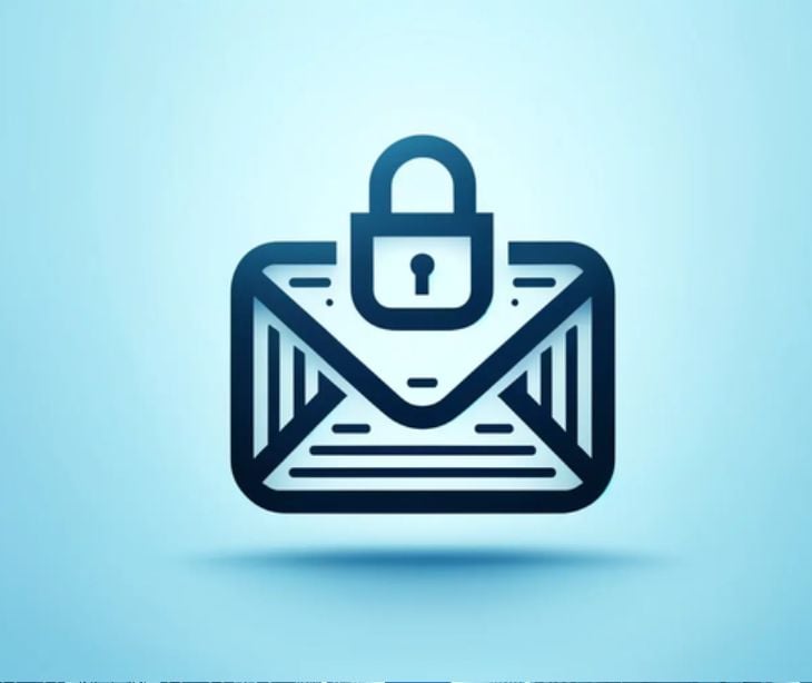 email icon with lock