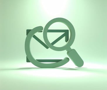 email icon with magnifying glass