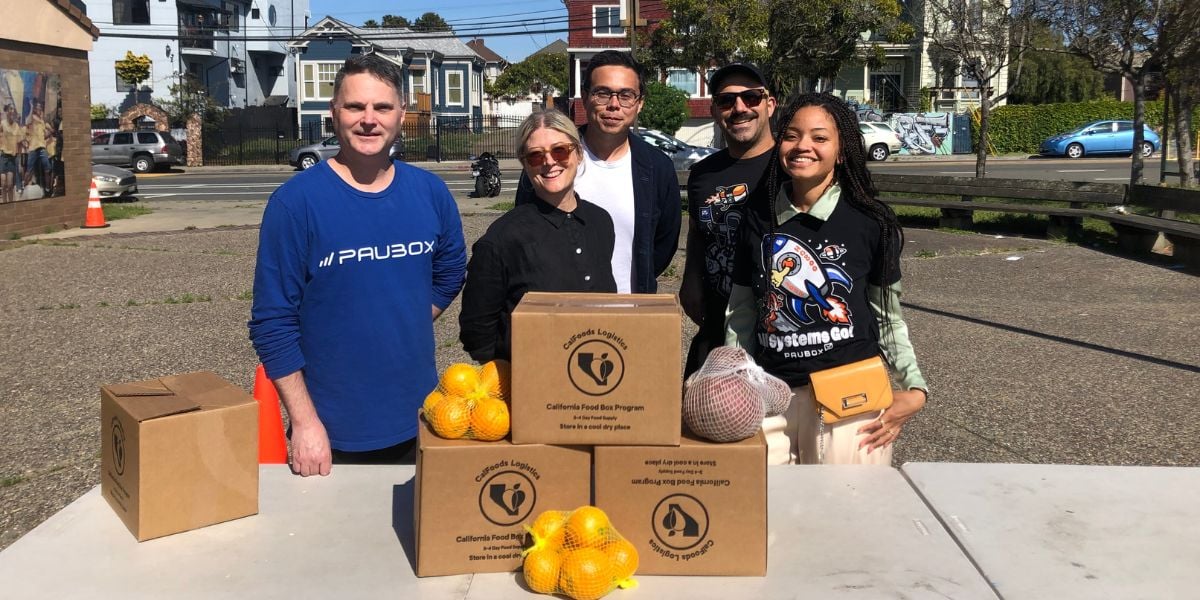 Volunteering at West Oakland Library Mobile Food Pantry