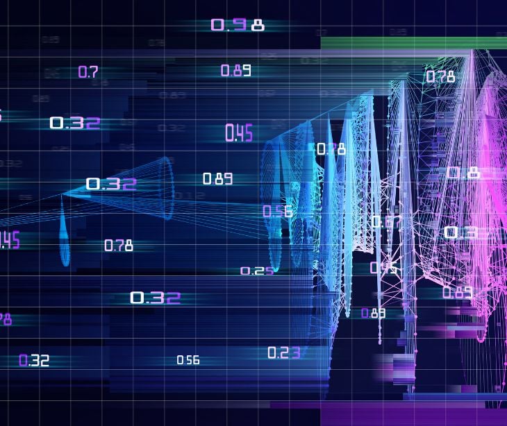 digital concept of an algorithm