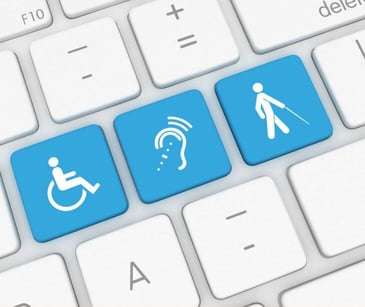 accessibility images on a keyboard for post What is physical accessibility to healthcare? 