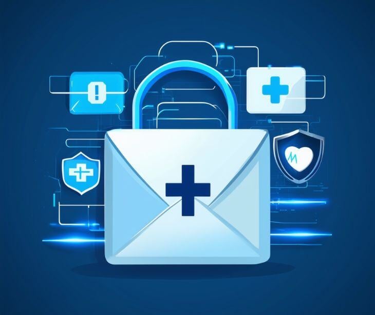 email and medical symbols for post Why HIPAA compliant email is preferred for prior authorizations