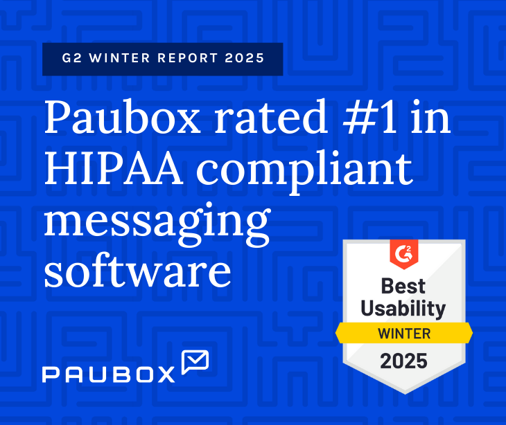 Paubox named leader in G2 Winter 2025 reports