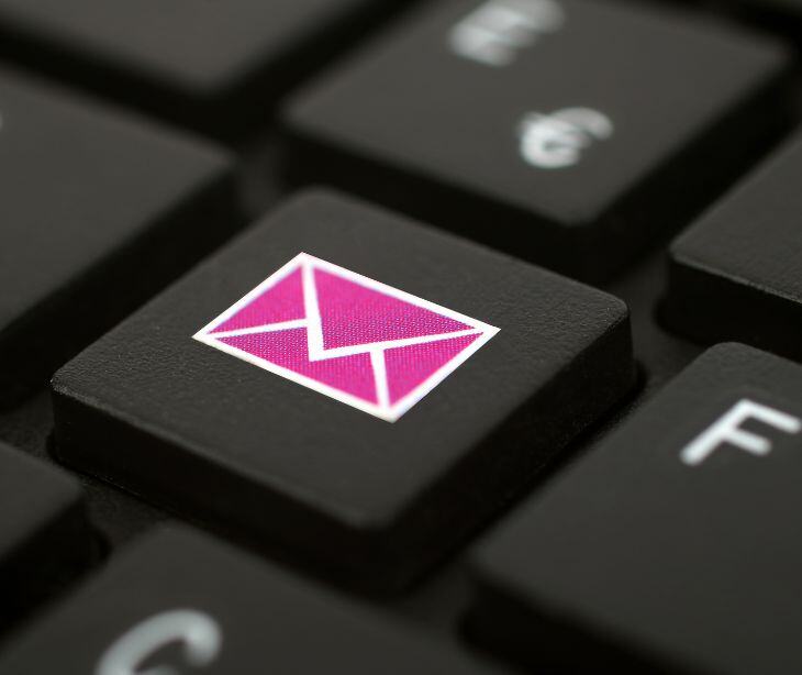 email icon on keyboard